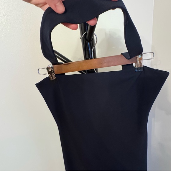 MESHKI Velma Halter Collar Dark Navy Dress - Picture 7 of 10